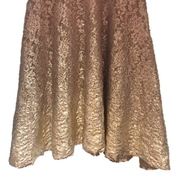 NWOT Free People golden dress - Picture 5 of 8